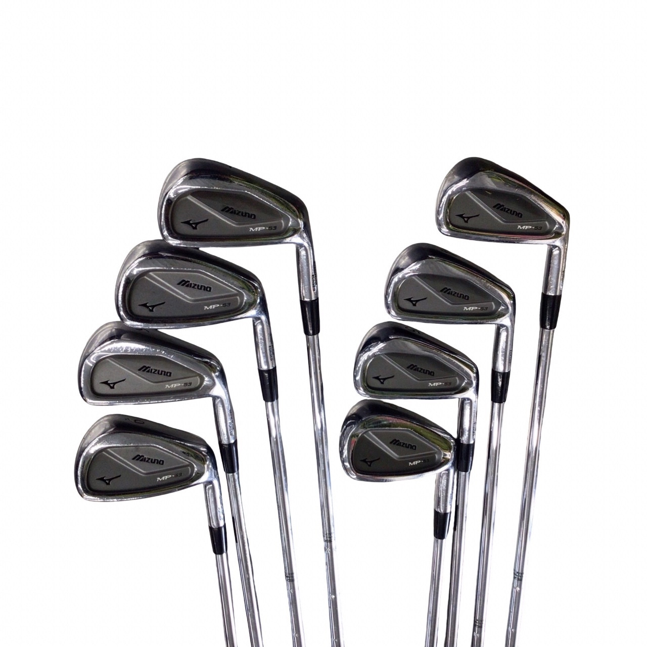 Mizuno MP-53 アイアンセット 5-9, 56度 ケース付　名器 Used Mizuno MP 53 Mens Iron Set RH 3I-PW