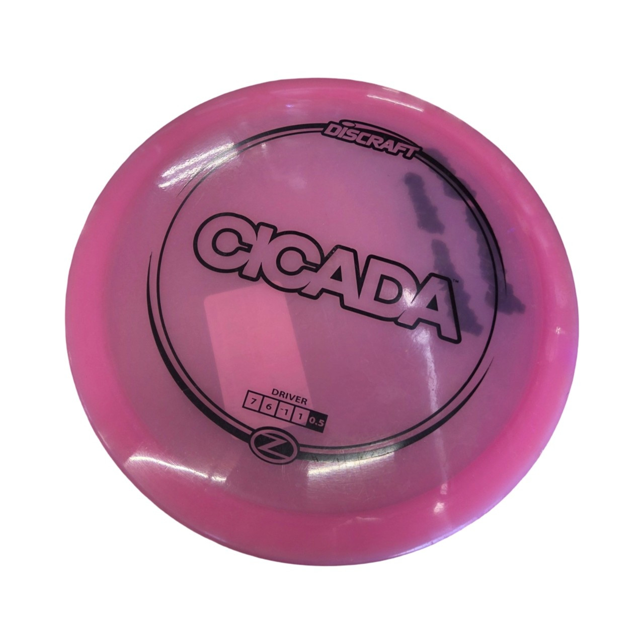 Used Discraft CICADA Disc Golf Driver Pink