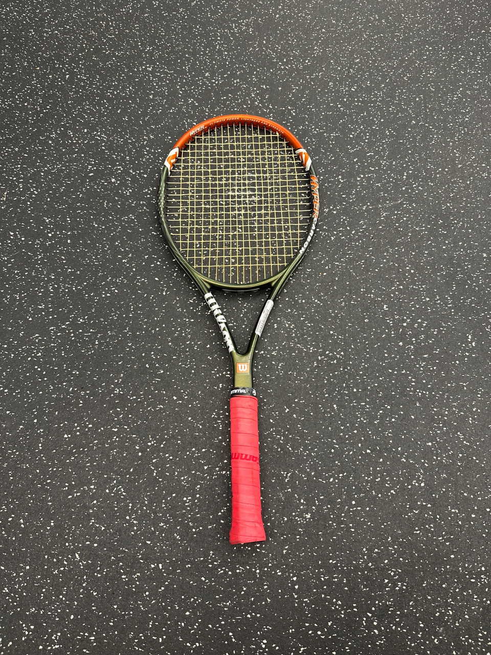 Used Wilson HYPER PRO STAFF 6.5 Adult Tennis Racquet Black 4 1/2