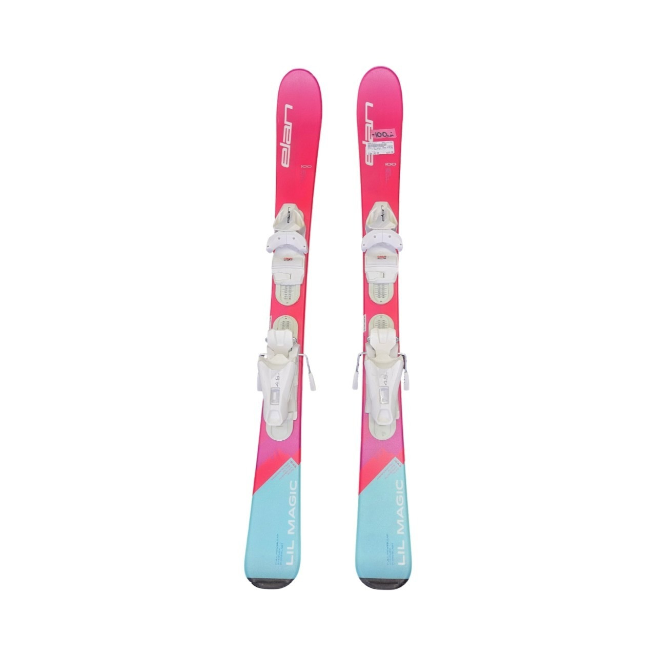 Used Elan LIL MAGIC SKIS W/ELAN 4.5 BINDINGS Girls DH Ski/Binding