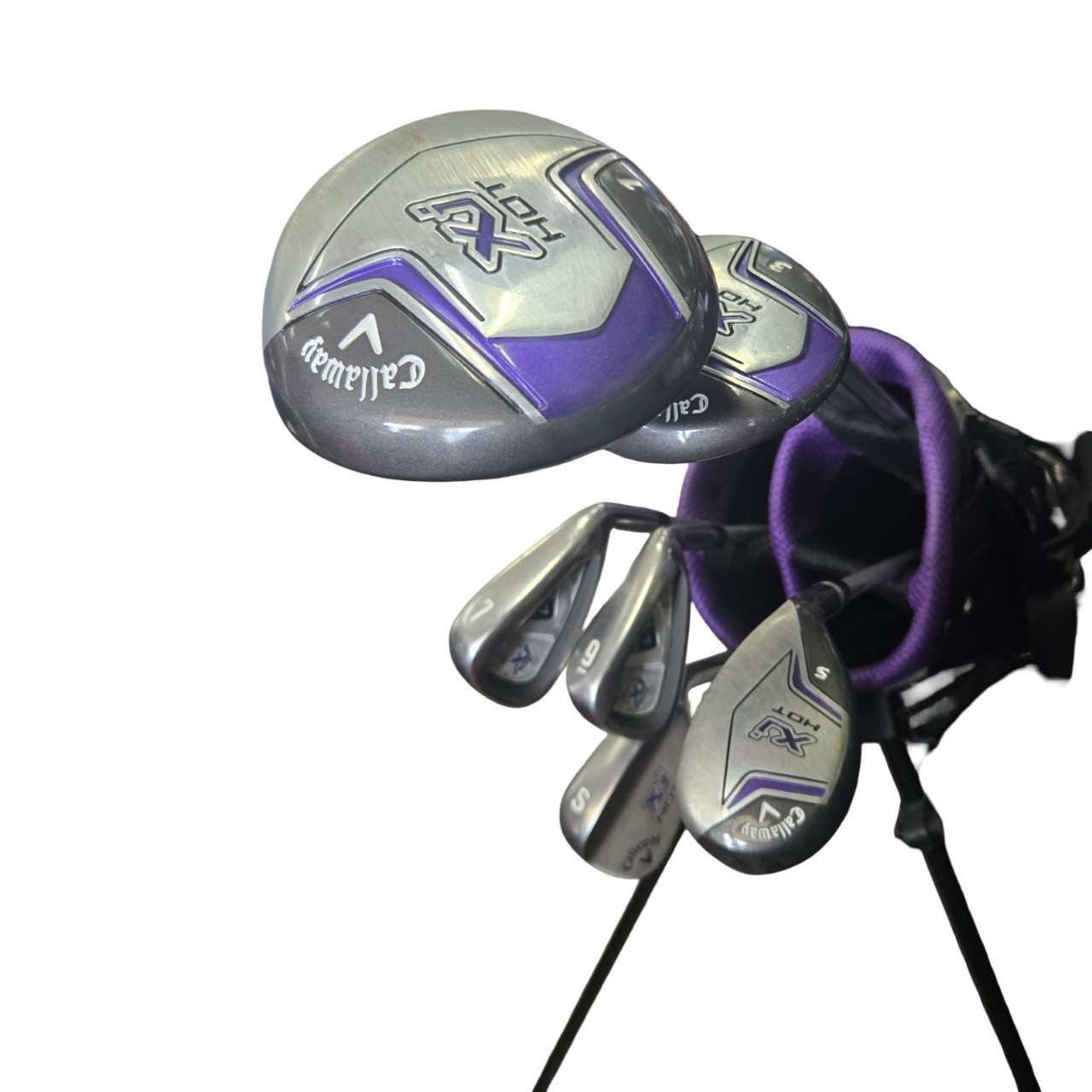 Used Callaway XJ HOT JR SET Jr Club Set RH 7 Piece