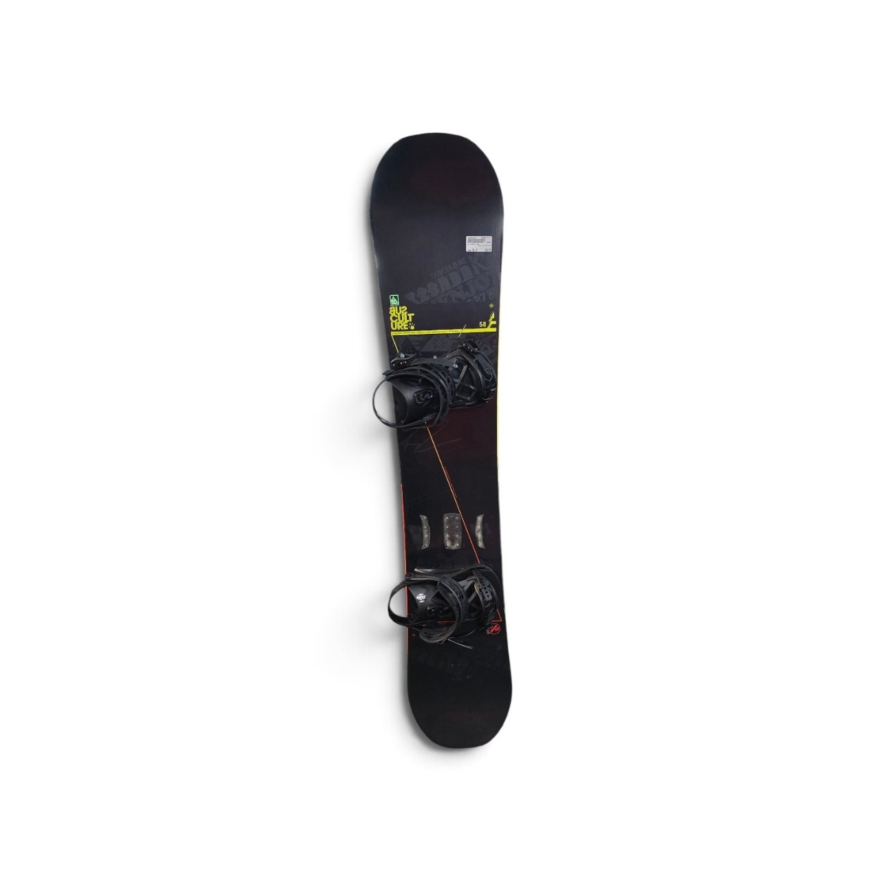 Used K2 SUBCULTURE 158 cm snowboard w/ UNION bindings