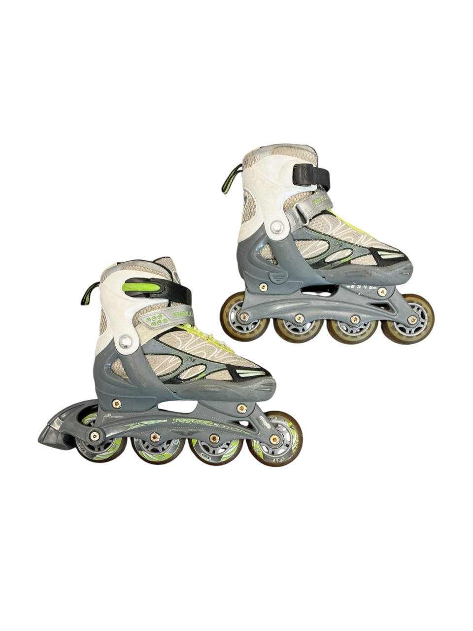 Used RollerDerby ZX-9 Junior Roller Quad Skates None Adjustable