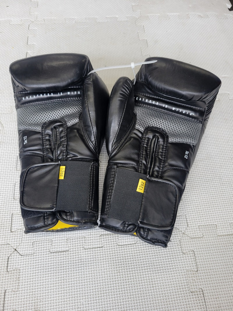 Used Everlast Boxing Gloves Black L/XL