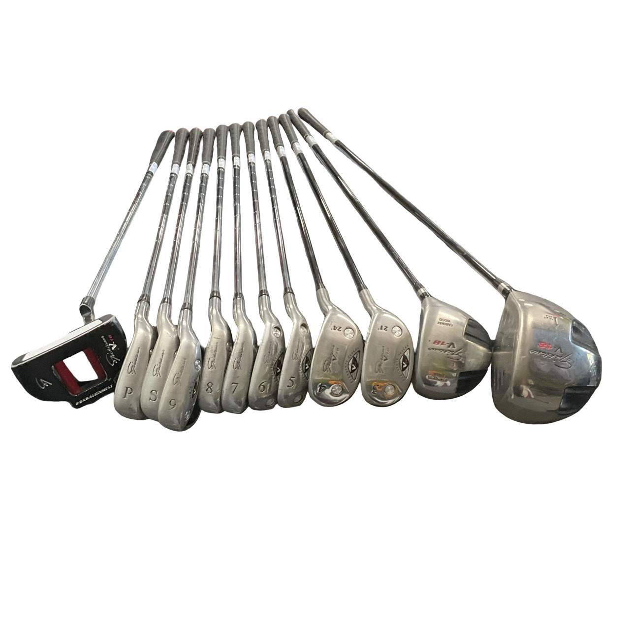 ニコラスセット Used Nicklaus SIGNATURE SERIES V18 Mens Package Set RH Black 12 Piece
