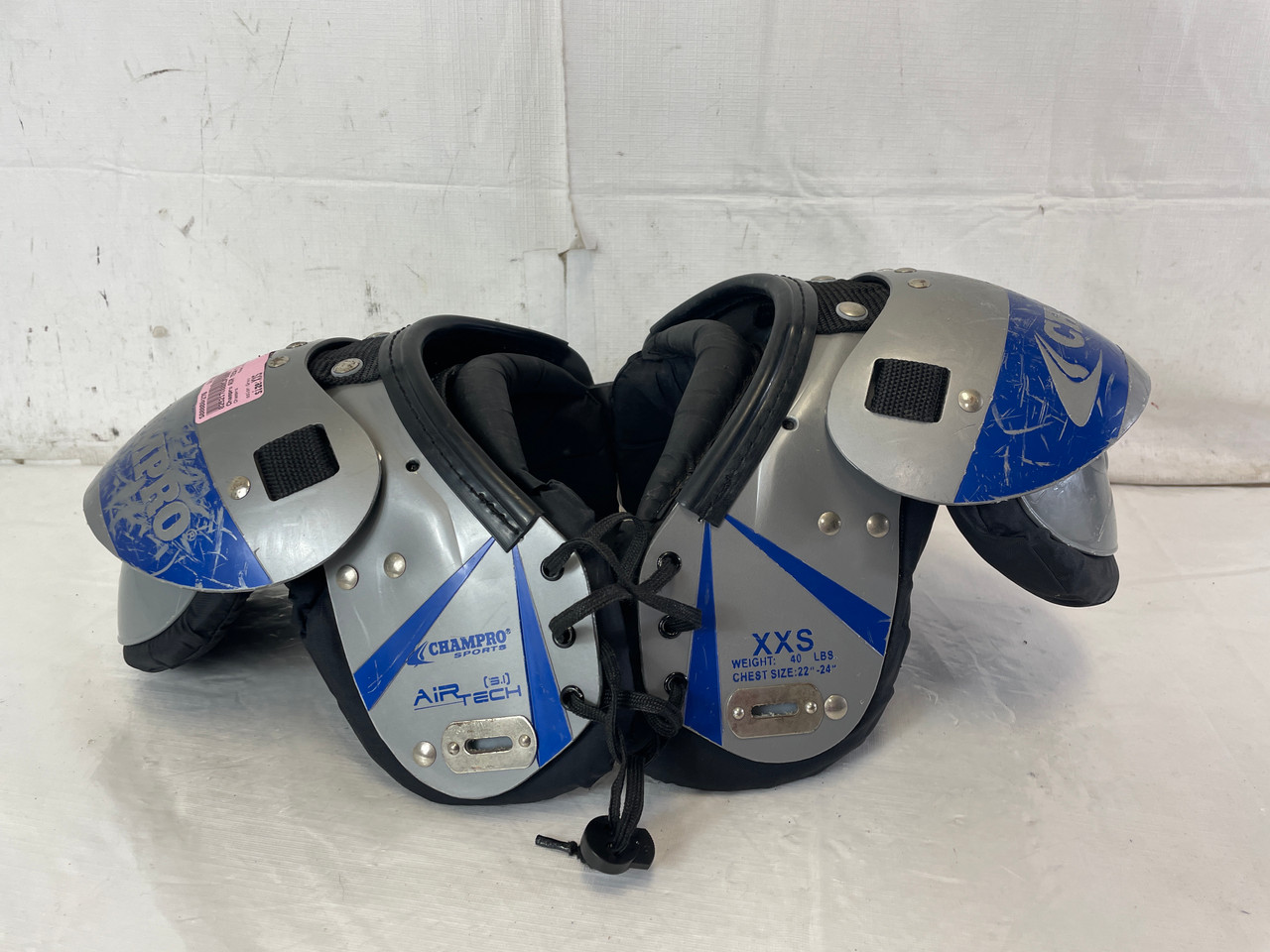 Xenith Shoulder Pads Douglas CP Custom Snapper Flat Center