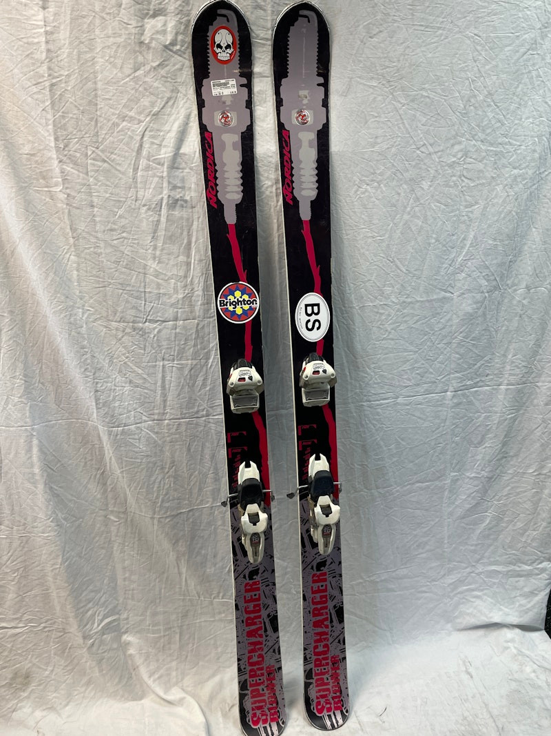 Used Nordica SUPERCHARGER BLOWER 186 cm Men's Downhill Ski Combo