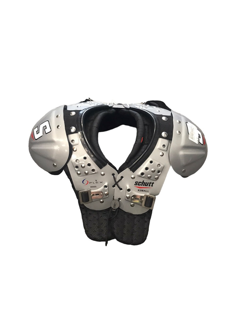 Used Schutt Y FLEX X-SMALL SP XS Football Shoulder Pads