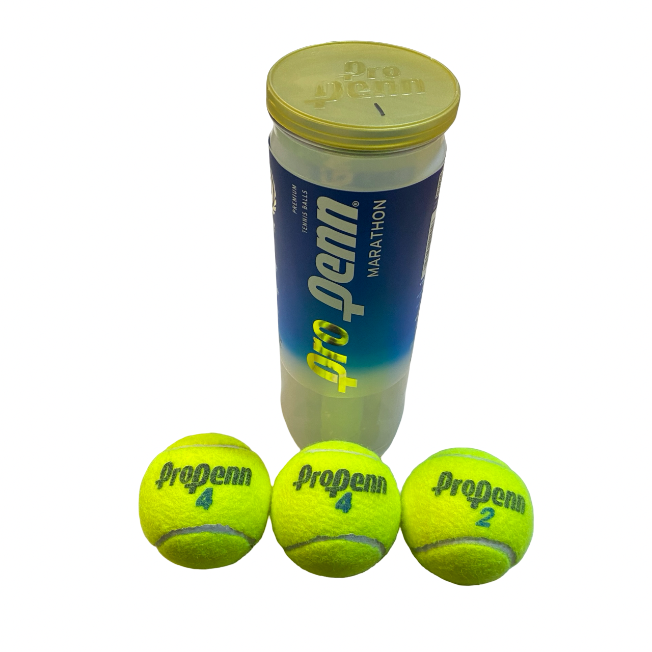Used Penn PRO PENN MARATHON 3 BALL CAN 3-ball Tennis Canister
