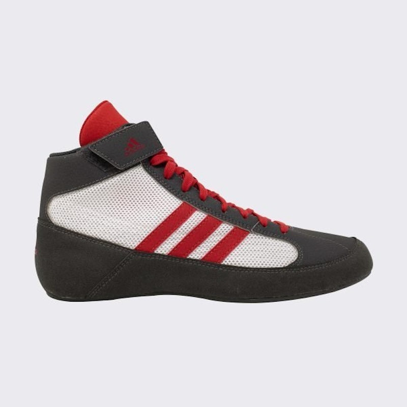 New HVC Yth Gry/Wht/Red 10K Wrestling Shoes