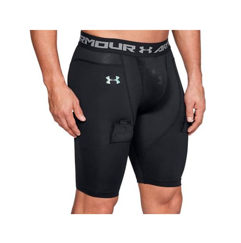 New Under Armour Mens Hockey Compression Short XXL 11726-UND1317156-001AXXL