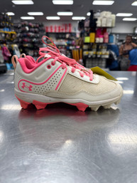 Used Under Armour GLYDE BB/SB Cleats White Junior 03 Thumbnail