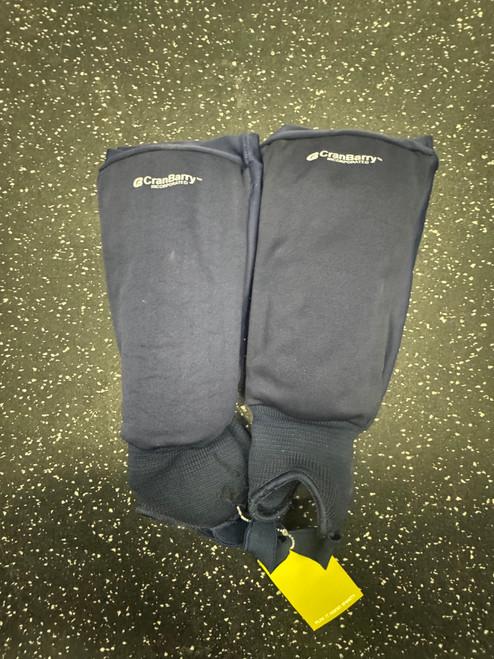 Vist Large View of Product Image Which is Used Cranbarry BLUE SHINGUARDS FH Shin Guards Navy Blue 14"