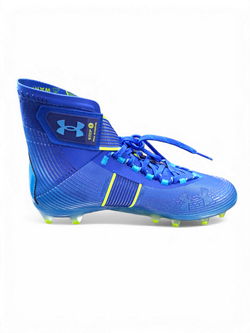Used Under Armour Adult FB Cleats Royal Blue Senior 9 11849-S000012105