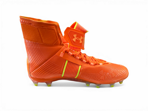 Used Under Armour Adult FB Cleats Orange Senior 9 11849-S000012111