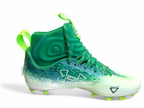 Used Under Armour Adult FB Cleats Green Senior 9 11849-S000012112