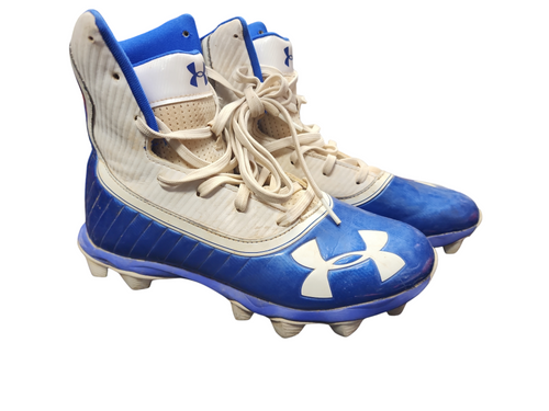 Used Under Armour HIGHLIGHT Adult FB Cleats Royal Blue Senior 5.5 11849-S000018118
