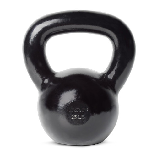 New CAP ENAMEL COATED CAST IRON KETTLEBELL 25LB SDK2025 11790-CAPSDK2-025 Vist Large View of Product Image Which is New CAP ENAMEL COATED CAST IRON KETTLEBELL 25LB SDK2025