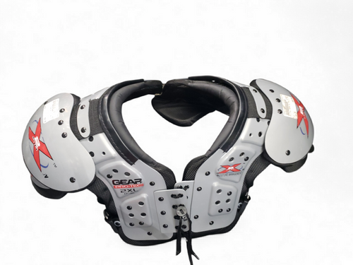 Vist Large View of Product Image Which is Used Pro-Tec GEAR PRO-TEC X2 AIR SHOULDER PADS FB Shoulder Pads Grey 2X