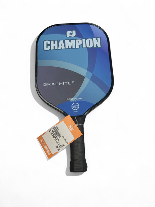 New PB INC CHAMPION GRAPHITE X Pickleball Paddle 11863-ESCKZPBGX0001