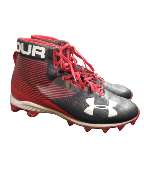 Used Under Armour Adult FB Cleats Black Senior 10.5 11849-S000018504