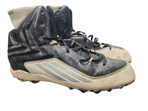 Used Adidas TECH FIT Adult FB Cleats Black Senior 11 11849-S000014873
