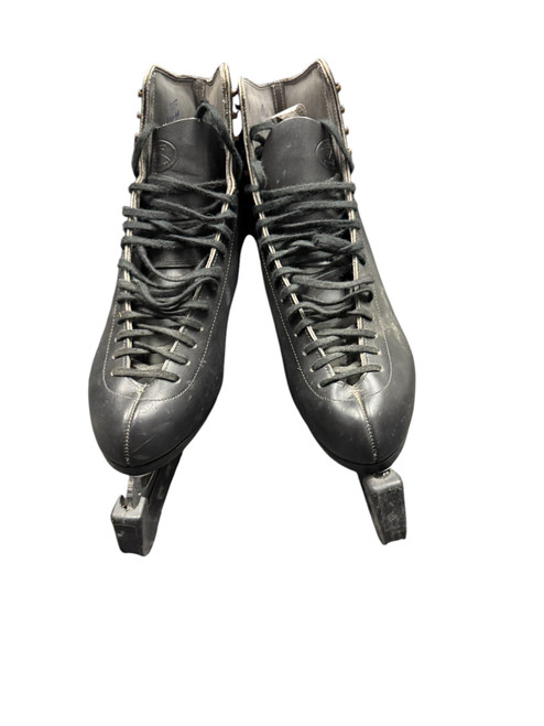 Vist Large View of Product Image Which is Used Riedell SILVER STAR Mens Figure Skate Black Senior 11 11849-S000014902