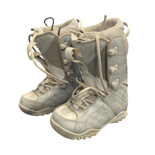Used Lamar USED BOARD BOOTS Girls Snowboard Boots Grey Junior 02 11199-S000319035
