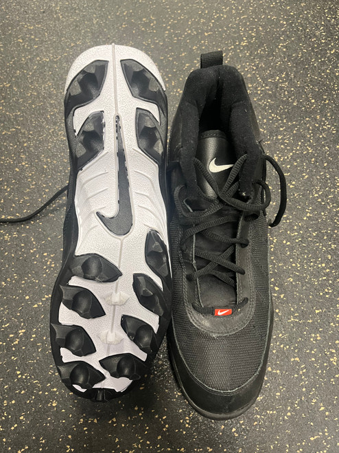 Vist Large View of Product Image Which is Used Nike Adult FB Cleats Black And White Senior 14