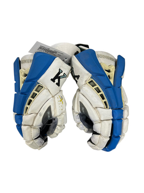 Used Maverik ROME Lacrosse Gloves Mens White 12" 11849-S000017140