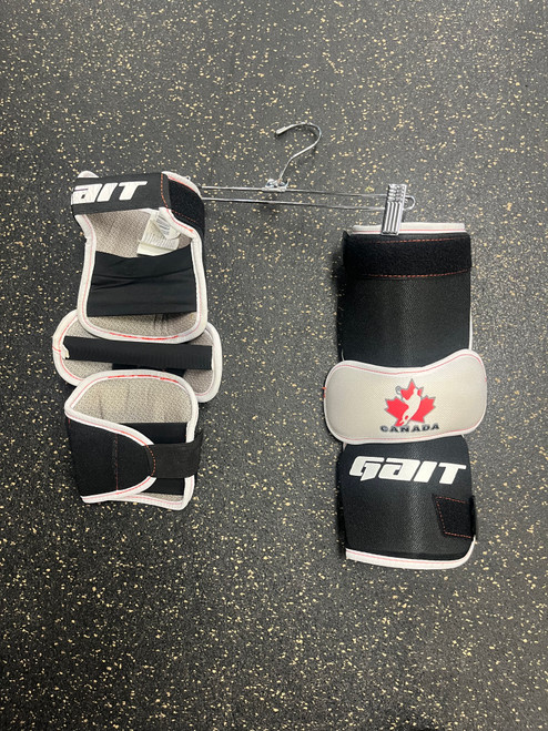 Vist Large View of Product Image Which is Used Gait CANADA Lacrosse Arm Pads/Guards Black LG 11774-S000069579