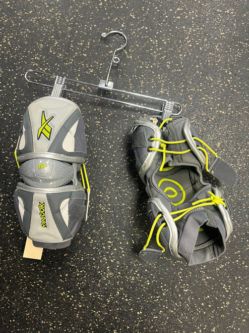 Vist Large View of Product Image Which is Used Reebok 1K Lacrosse Arm Pads/Guards Grey MD 11774-S000071660