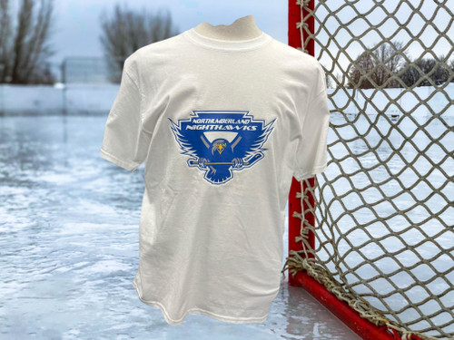 Vist Large View of Product Image Which is New NIGHTHAWKS T-SHIRT MD WHT