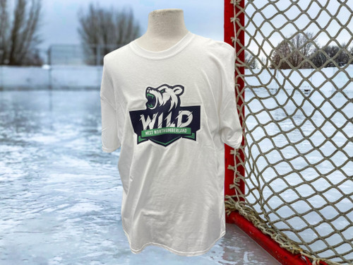 Vist Large View of Product Image Which is New WILD T- SHIRT XLG WHT