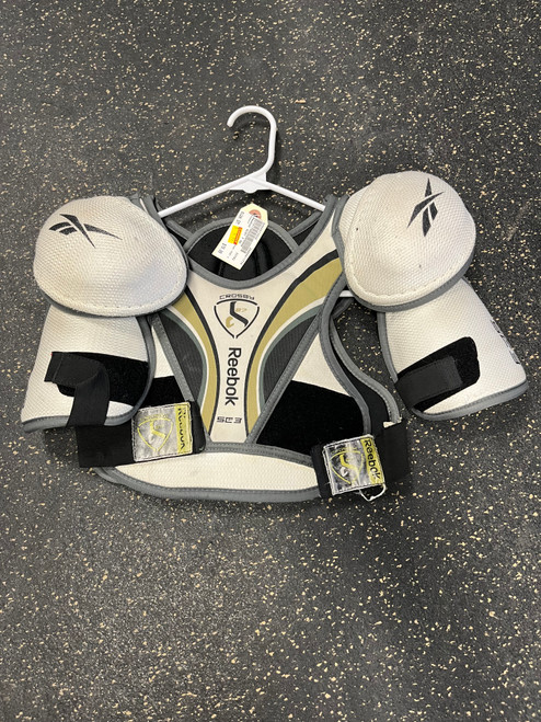 Vist Large View of Product Image Which is Used Reebok SC87 3 Junior Shoulder Pads SM