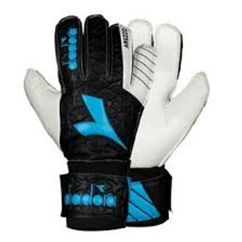 Vist Large View of Product Image Which is New DIADORA GOAL GLOVE BK/BL 7 11774-LOG881341-7