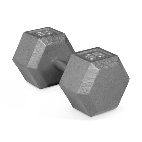 Vist Large View of Product Image Which is CAP Cast Iron Grey Dumbbell 85lb #SDG085