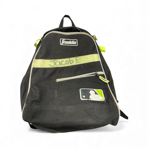 Vist Large View of Product Image Which is Used Franklin BATPACK BB/SB Player Backpack Black