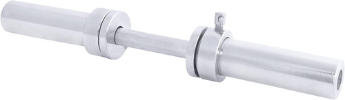 Vist Large View of Product Image Which is New CAP Olympic Dumbbell (DB) Handle 20" with Collars Chrome, side view