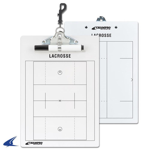 Vist Large View of Product Image Which is New Champro Lacrosse Coach's Dry Erase Board 9" x 12", product view