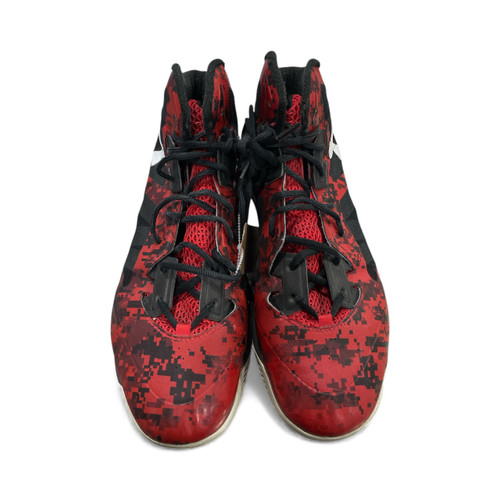 Vist Large View of Product Image Which is Used Under Armour Basketball Shoes M Red Senior 11.5