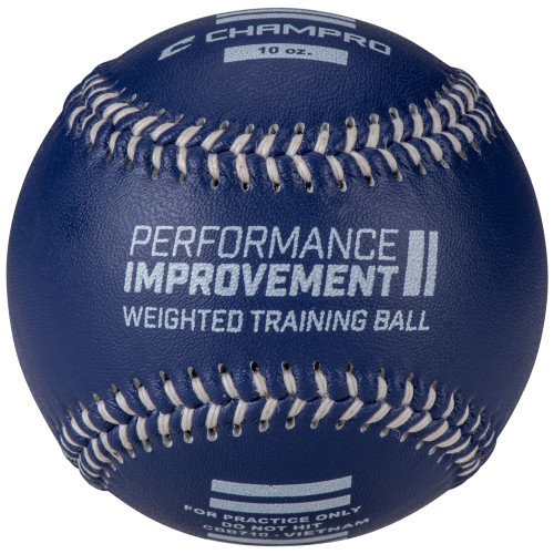 Vist Large View of Product Image Which is New Champro Weighted Training Baseball 10 oz Navy, product view