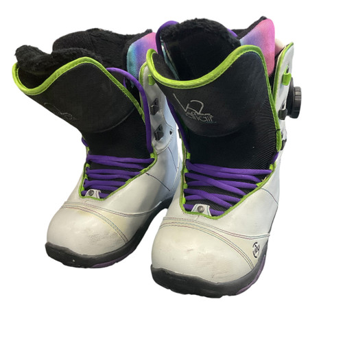 Used K2 AFFAIR SB BOOT Womens Snowboard Boots White Senior 6.5 11199-S000320171