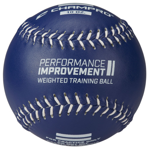 Vist Large View of Product Image Which is New Champro Weighted Training Softball 10 oz Navy, product view