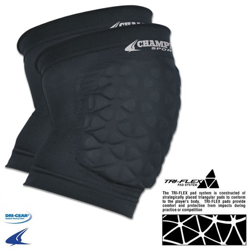 Vist Large View of Product Image Which is CHAMPRO TRI-FLEX KNEE PADS - VARSITY