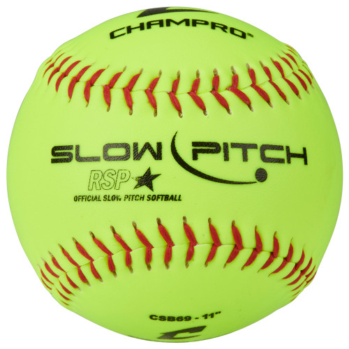 Vist Large View of Product Image Which is New Champro 11" Slowpitch SP Practice Softball, product view