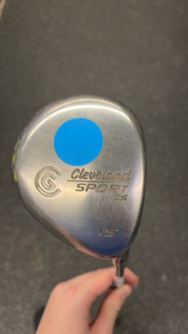 Vist Large View of Product Image Which is Used Cleveland SPORT OS 15 DEG Mens Fairway Wood LH 3 Wood