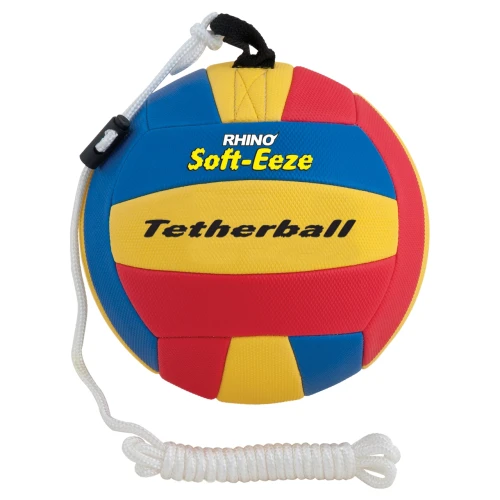 Vist Large View of Product Image Which is New Champion Sports Rhino 9" Soft-Eeze Tetherball with Rope, product view