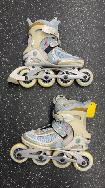Vist Large View of Product Image Which is Used K2 ATHENA 6.1 Senior Rec Fitness Skates Royal Blue Senior 7