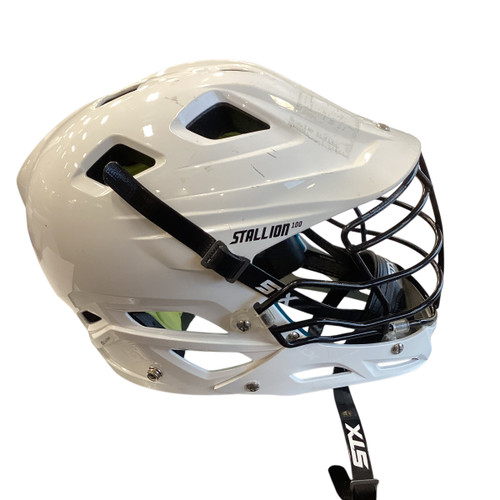 Vist Large View of Product Image Which is Used Schutt STALLION 600 Lacrosse Helmet White XS